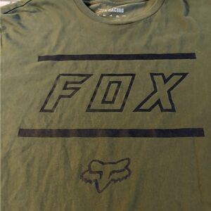 Fox Men's Olive Graphic Tee